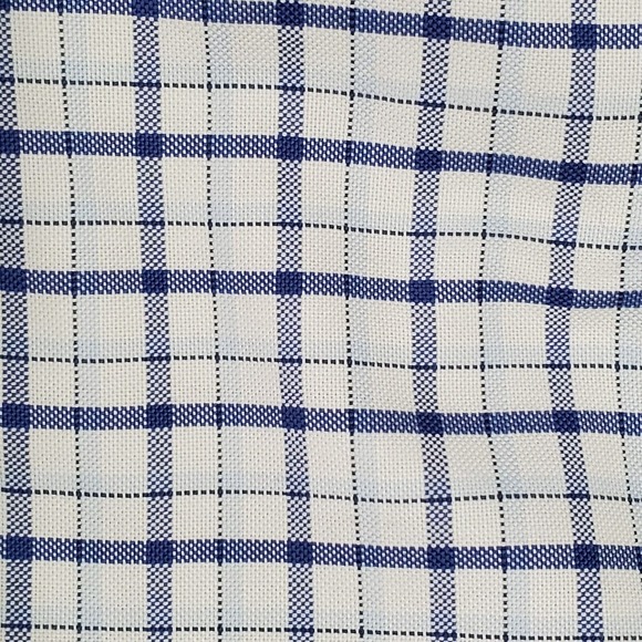 Brooks Brothers Milano Shirt Men 15.5 36 Blue Check Button Up Office Preppy - Picture 5 of 12